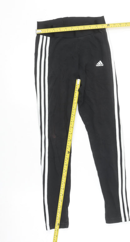 Womens UK Size S adidas Slim Fit Leggings Black Leggings