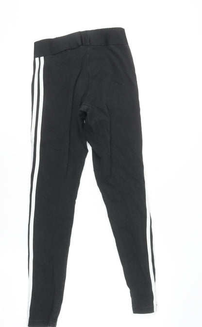 Womens UK Size S adidas Slim Fit Leggings Black Leggings