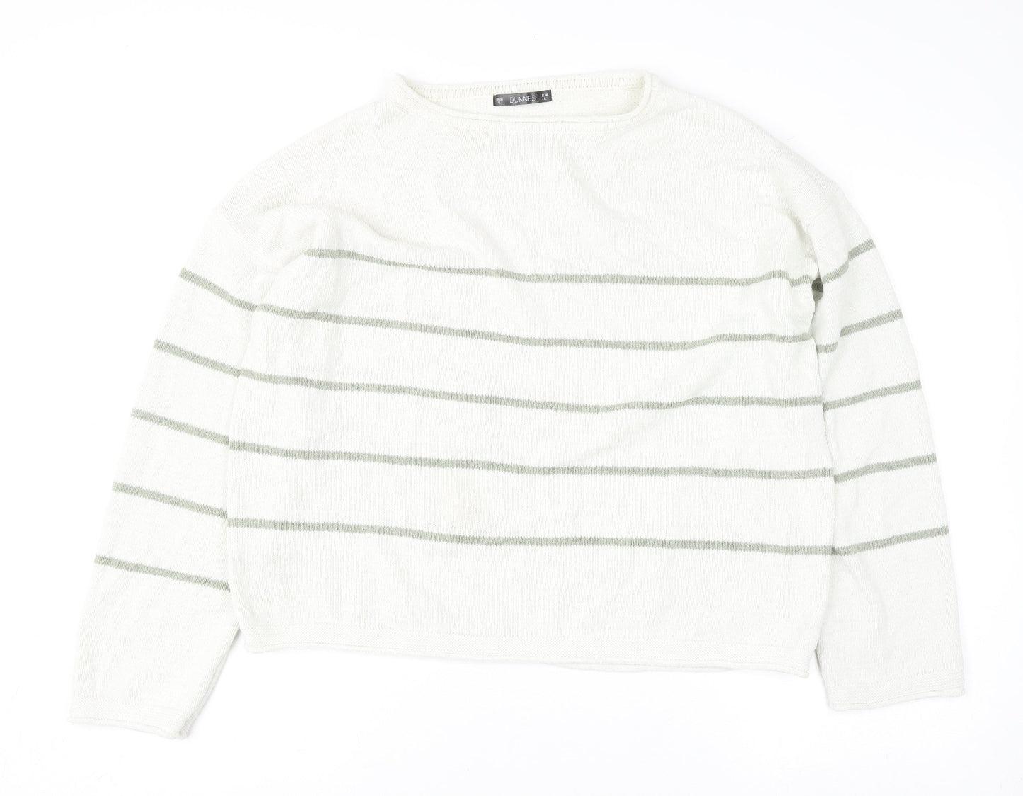 Womens UK Size L Dunnes Ivory Pullover Jumper