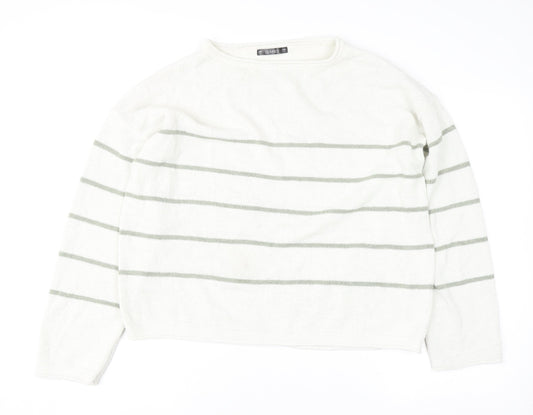 Womens UK Size L Dunnes Ivory Pullover Jumper