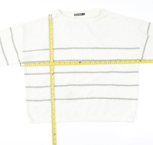 Womens UK Size L Dunnes Ivory Pullover Jumper