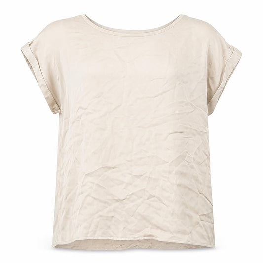 Womens UK Size 12 VILA Beige Basic Blouse