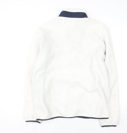 Mens UK Size XL Livergy White Full Zip Sweatshirt