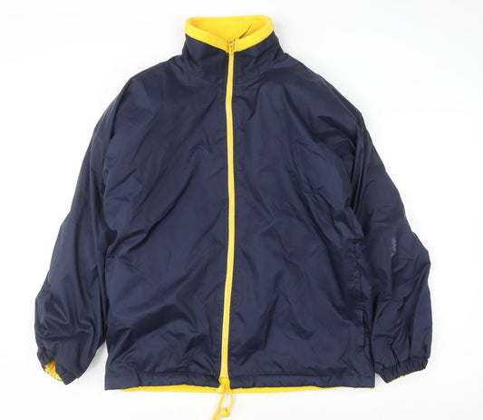 Mens UK Size S Result Blue Full Zip Sweatshirt