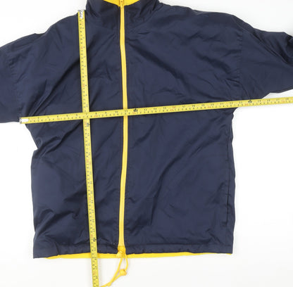 Mens UK Size S Result Blue Full Zip Sweatshirt