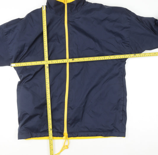 Mens UK Size S Result Blue Full Zip Sweatshirt