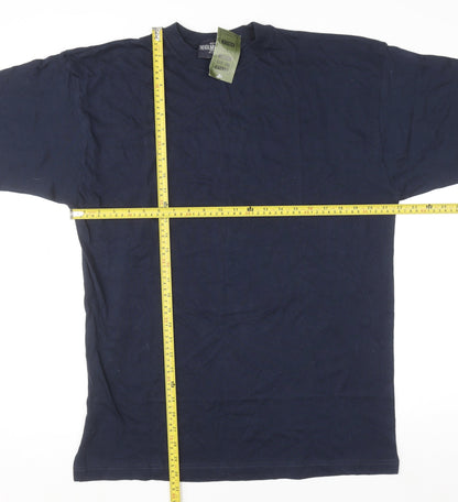 Mens UK Size L The Real McCarthy Blue  T-Shirt