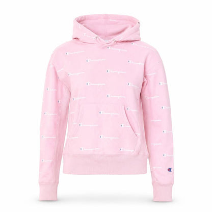 Womens UK Size S Champion Pink Pullover Hoodie