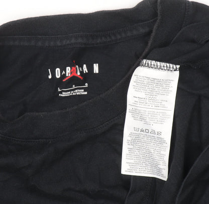 Mens UK Size L Jordan Black  T-Shirt