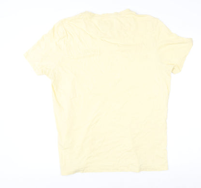 Mens UK Size L Lyle & Scott Beige  T-Shirt