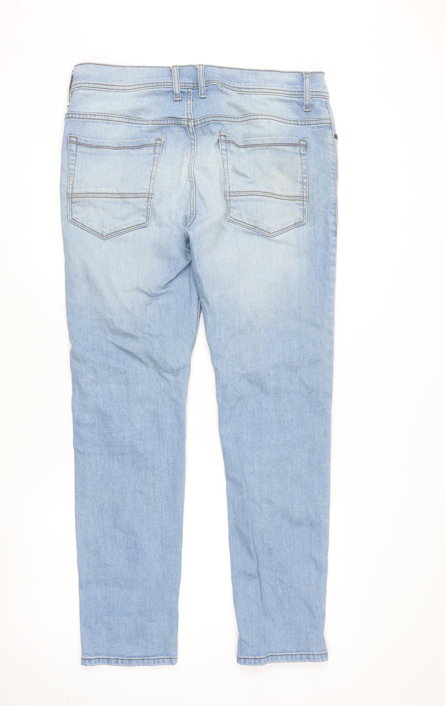 Mens UK Size L Burton Menswear London Slim Fit Skinny Blue Jeans