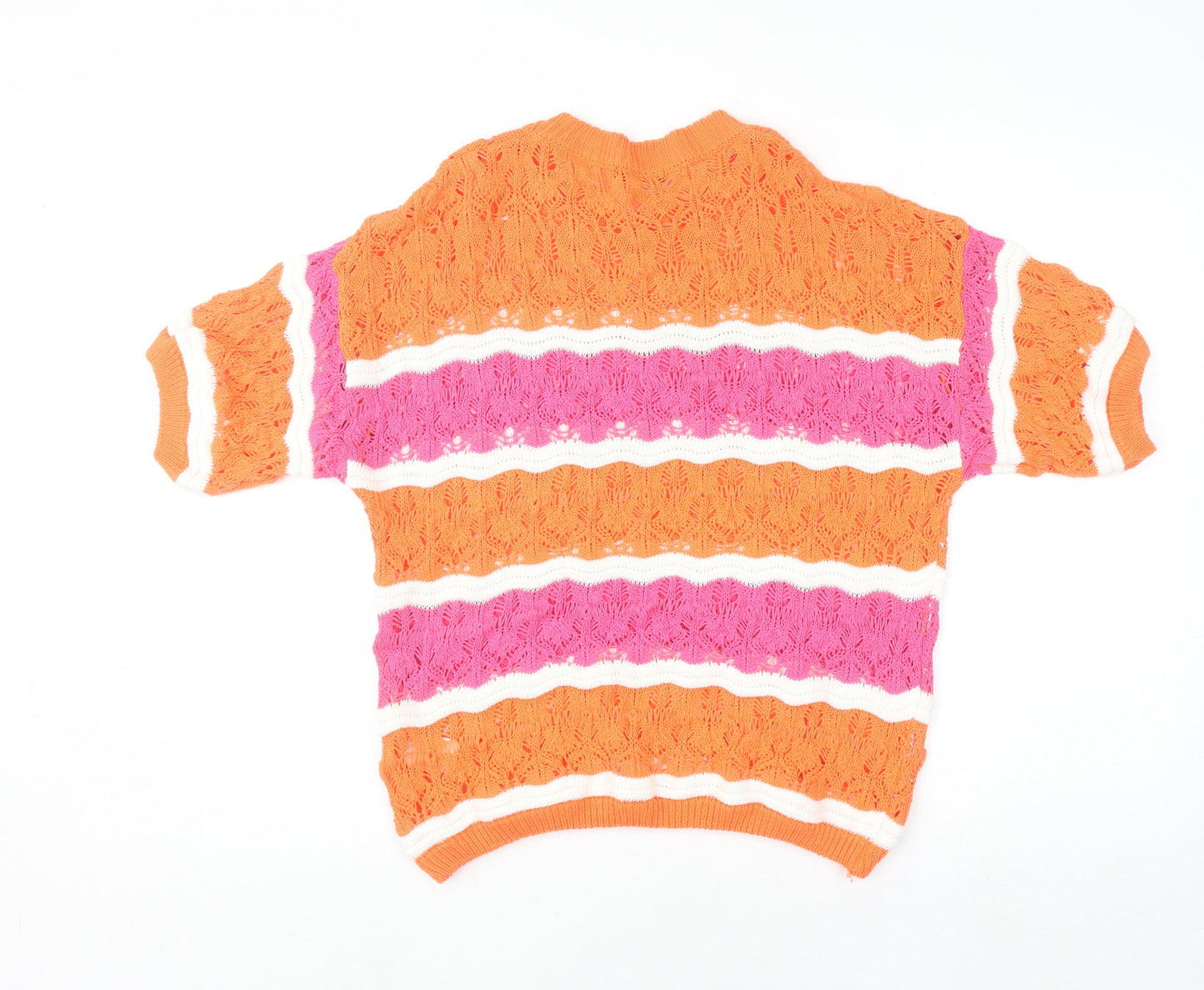 Womens UK Size L Pala D’oro Orange Pullover Jumper
