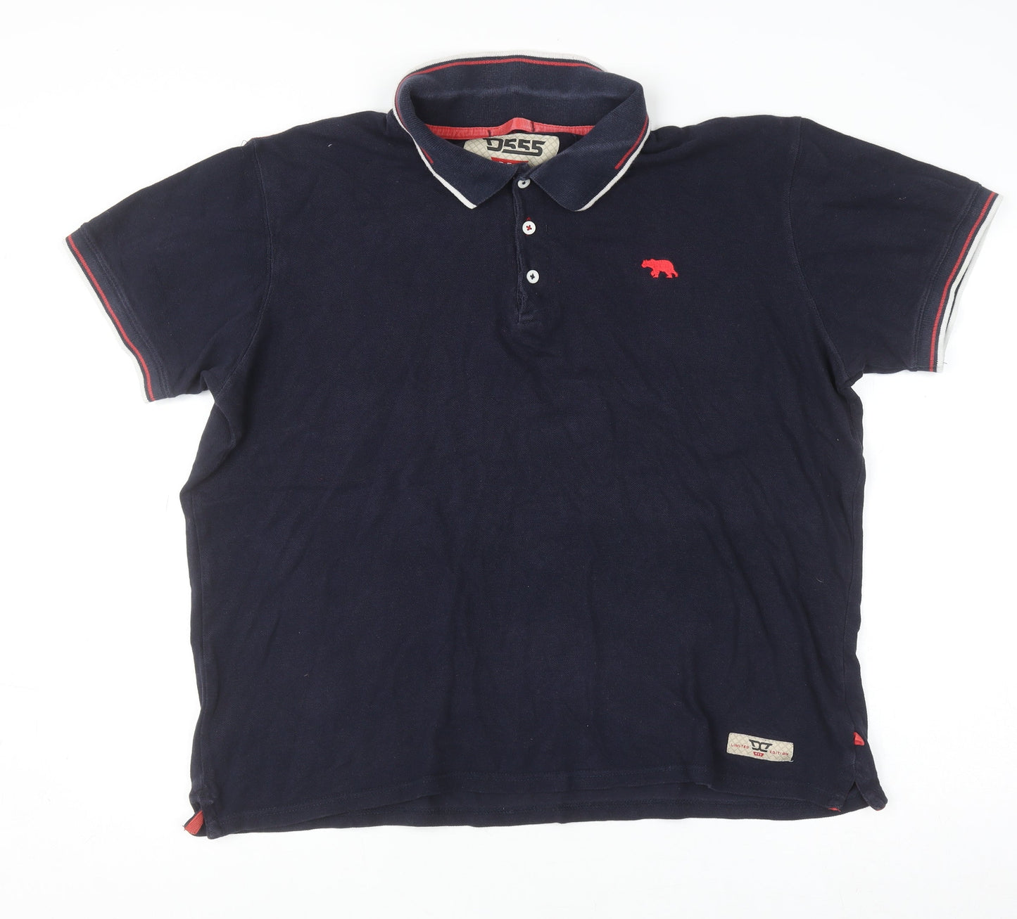 Mens UK Size L D555 Cotton Polo Shirt