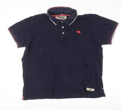 Mens UK Size L D555 Cotton Polo Shirt