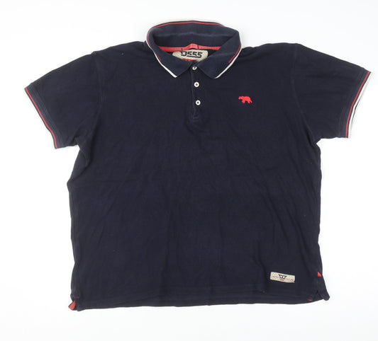 Mens UK Size L D555 Cotton Polo Shirt