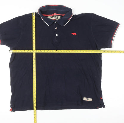 Mens UK Size L D555 Cotton Polo Shirt