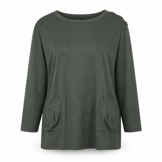 Womens UK Size L Dunnes Green Tunic T-Shirt
