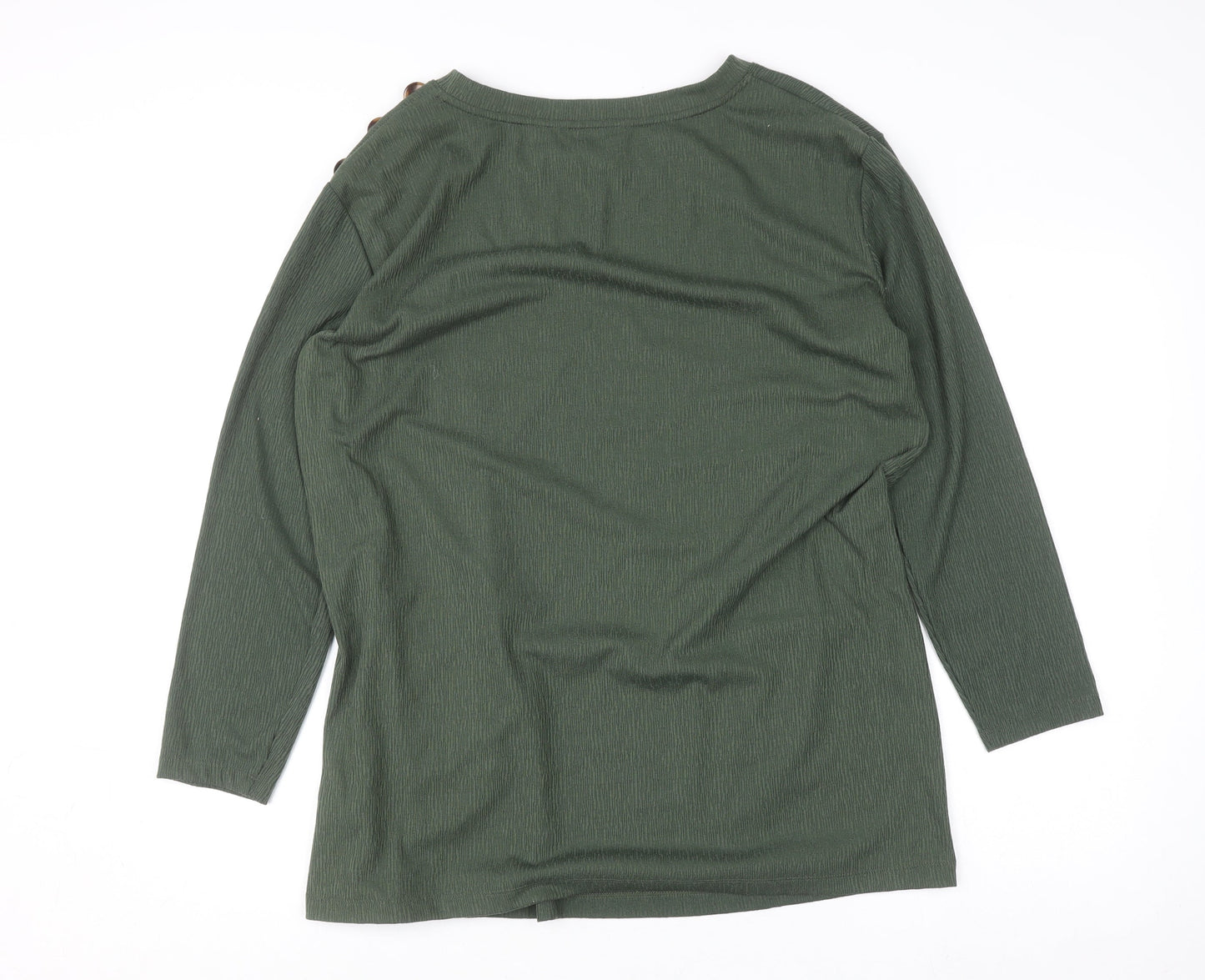 Womens UK Size L Dunnes Green Tunic T-Shirt