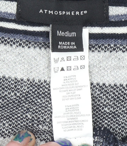 Womens UK Size M Atmosphere Multicoloured Cardigan Jumper