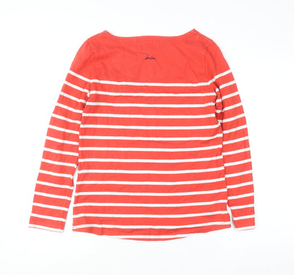 Womens UK Size 10 Joules Red Basic T-Shirt