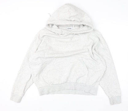 Womens UK Size S Weekday Grey Pullover Hoodie
