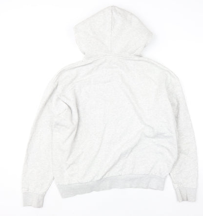Womens UK Size S Weekday Grey Pullover Hoodie