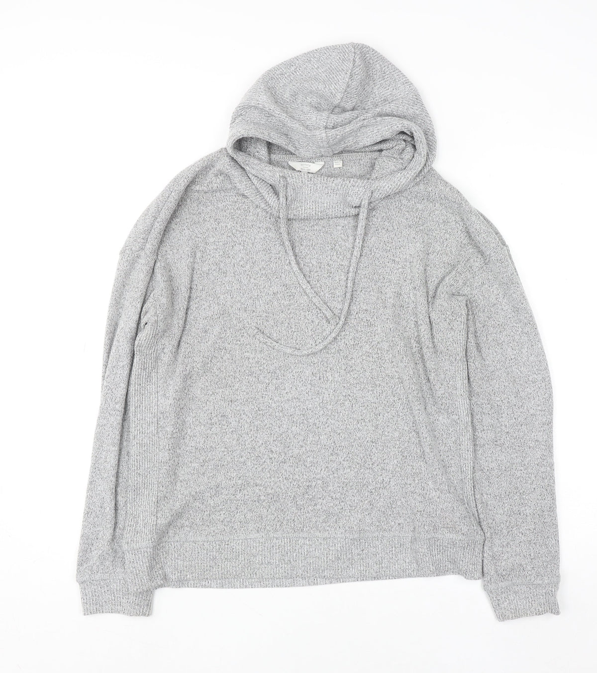 Womens UK Size 10 FatFace Grey Pullover Hoodie