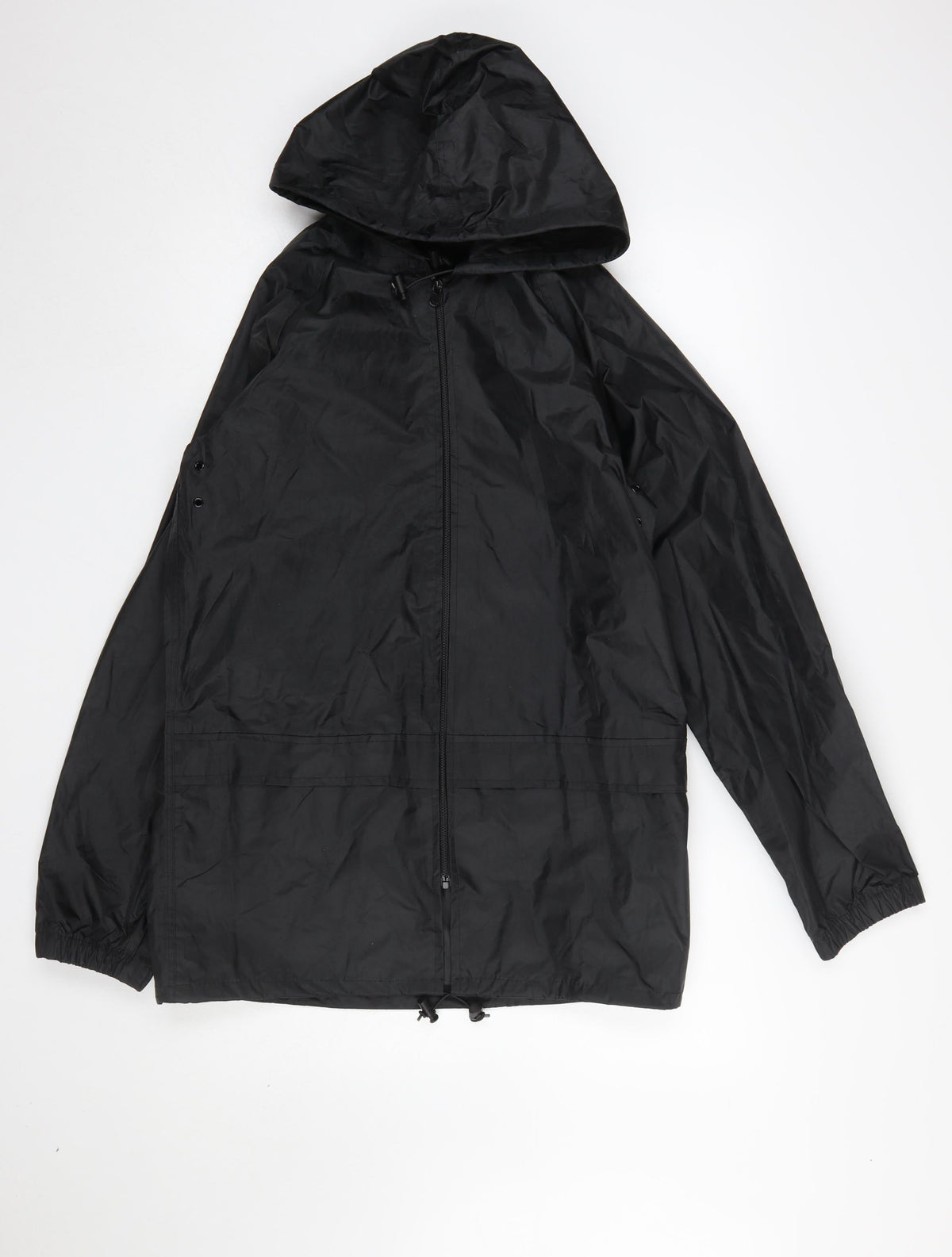 Regatta Men’s Black S Lightweight Hooded Windbreaker Jacket