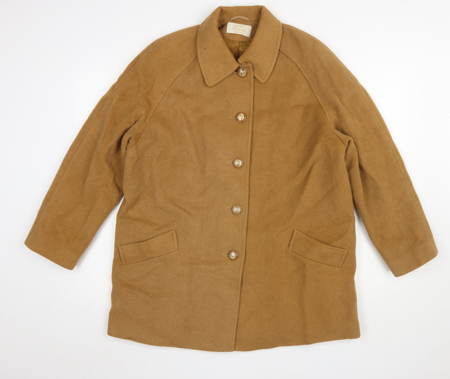 Womens UK Size 16 Eastex Beige Overcoat