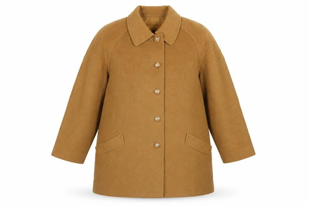 Womens UK Size 16 Eastex Beige Overcoat