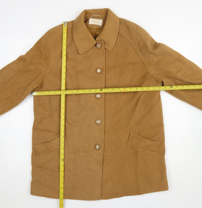 Womens UK Size 16 Eastex Beige Overcoat
