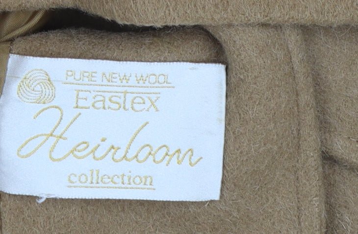 Womens UK Size 16 Eastex Beige Overcoat
