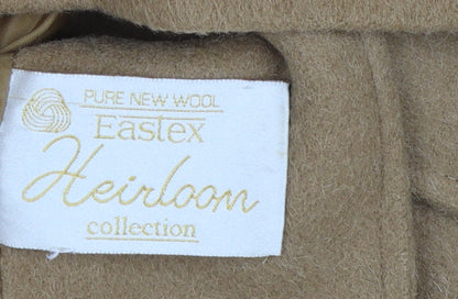Womens UK Size 16 Eastex Beige Overcoat