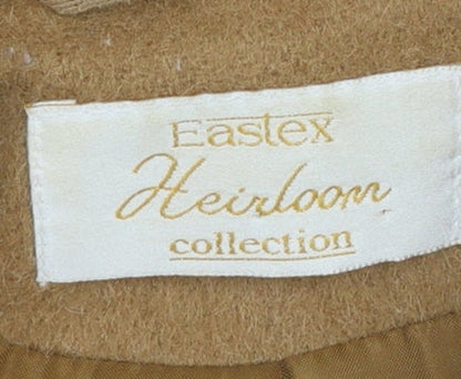 Womens UK Size 16 Eastex Beige Overcoat