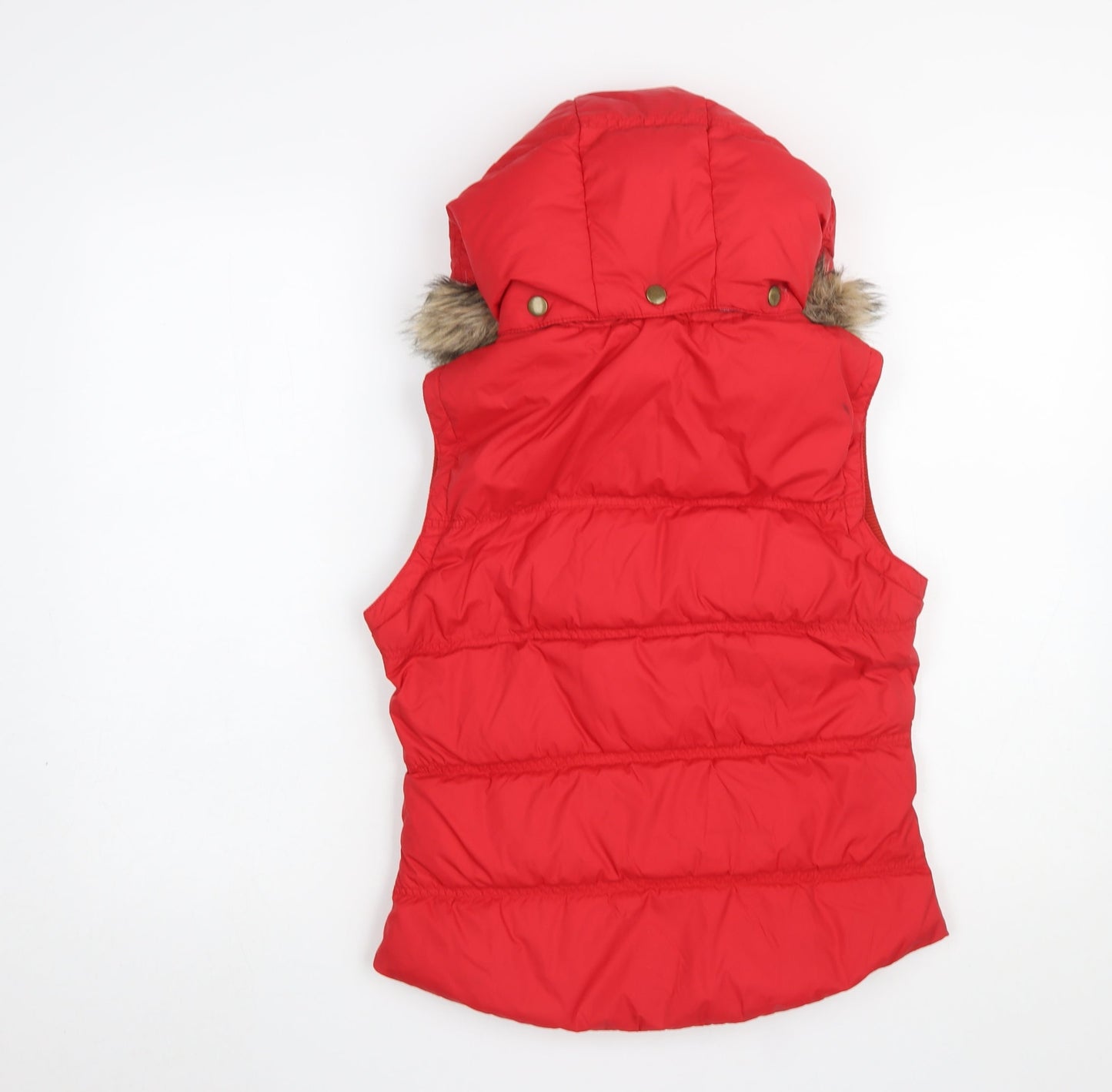 Womens UK Size 8 Jack Wills Red Puffer Jacket