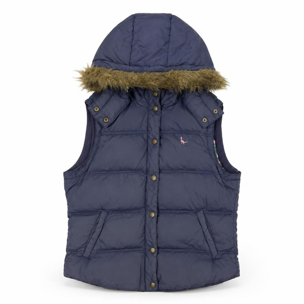 Womens UK Size 14 Jack Wills Blue Puffer Jacket