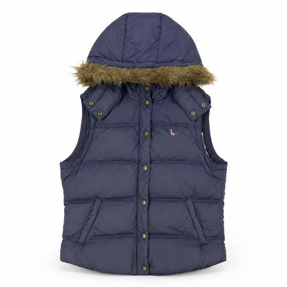 Womens UK Size 14 Jack Wills Blue Puffer Jacket