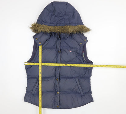 Womens UK Size 14 Jack Wills Blue Puffer Jacket