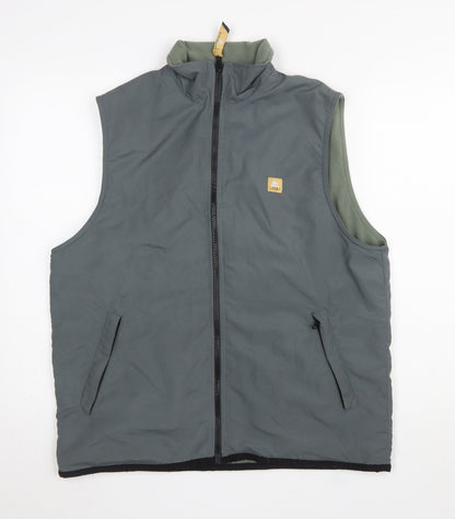 Mens UK Size S One Valley Grey Bodywarmer