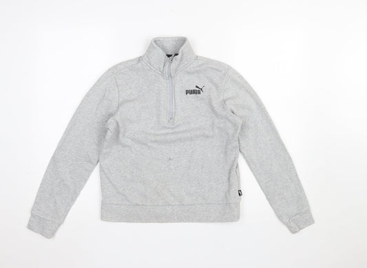 Womens UK Size XS PUMA Grey Pullover Sweatshirt