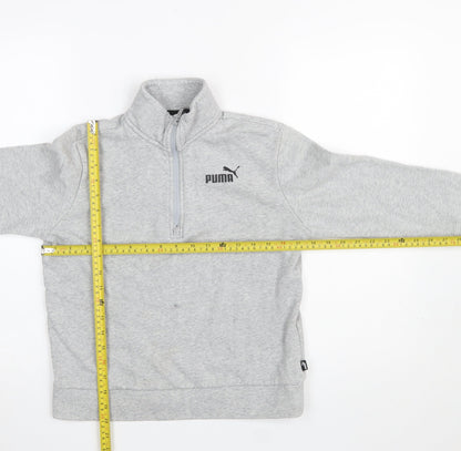 Womens UK Size XS PUMA Grey Pullover Sweatshirt