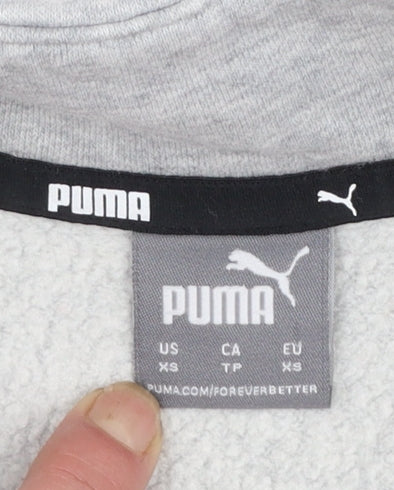 Womens UK Size XS PUMA Grey Pullover Sweatshirt