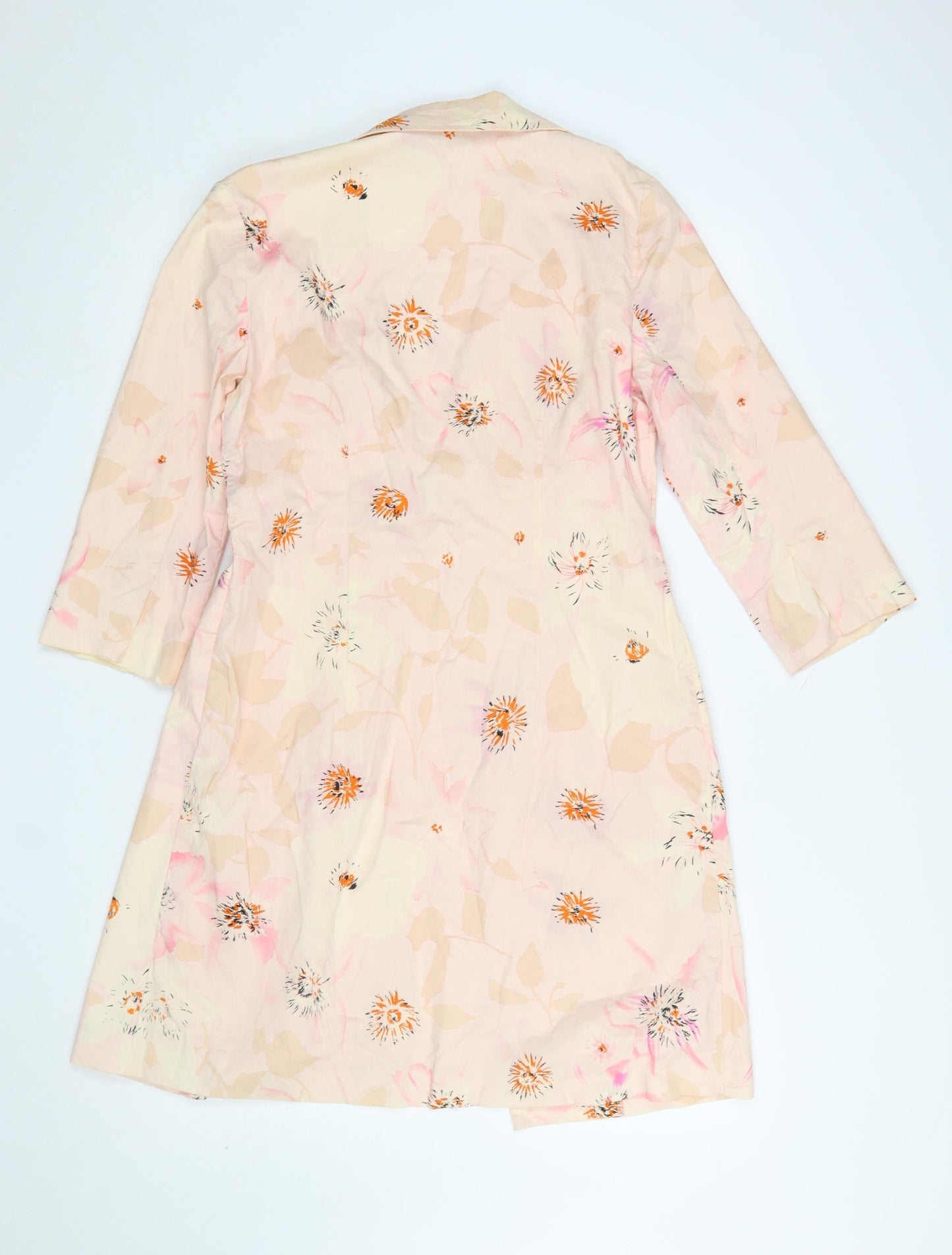Womens UK Size 6 Nougat London Pink Trench Coat