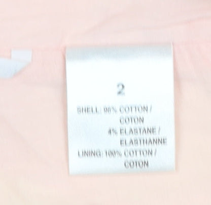 Womens UK Size 6 Nougat London Pink Trench Coat