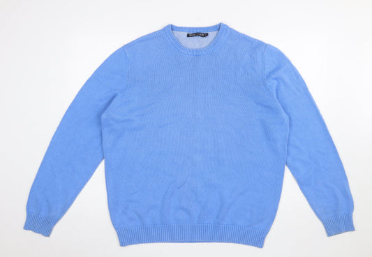 Mens UK Size XL Woolovers Blue Pullover Jumper