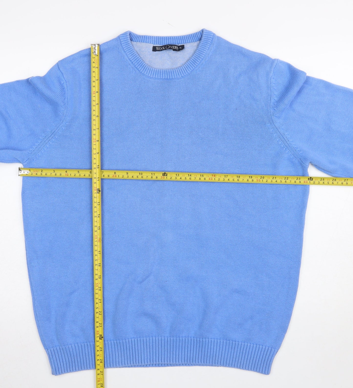 Mens UK Size XL Woolovers Blue Pullover Jumper