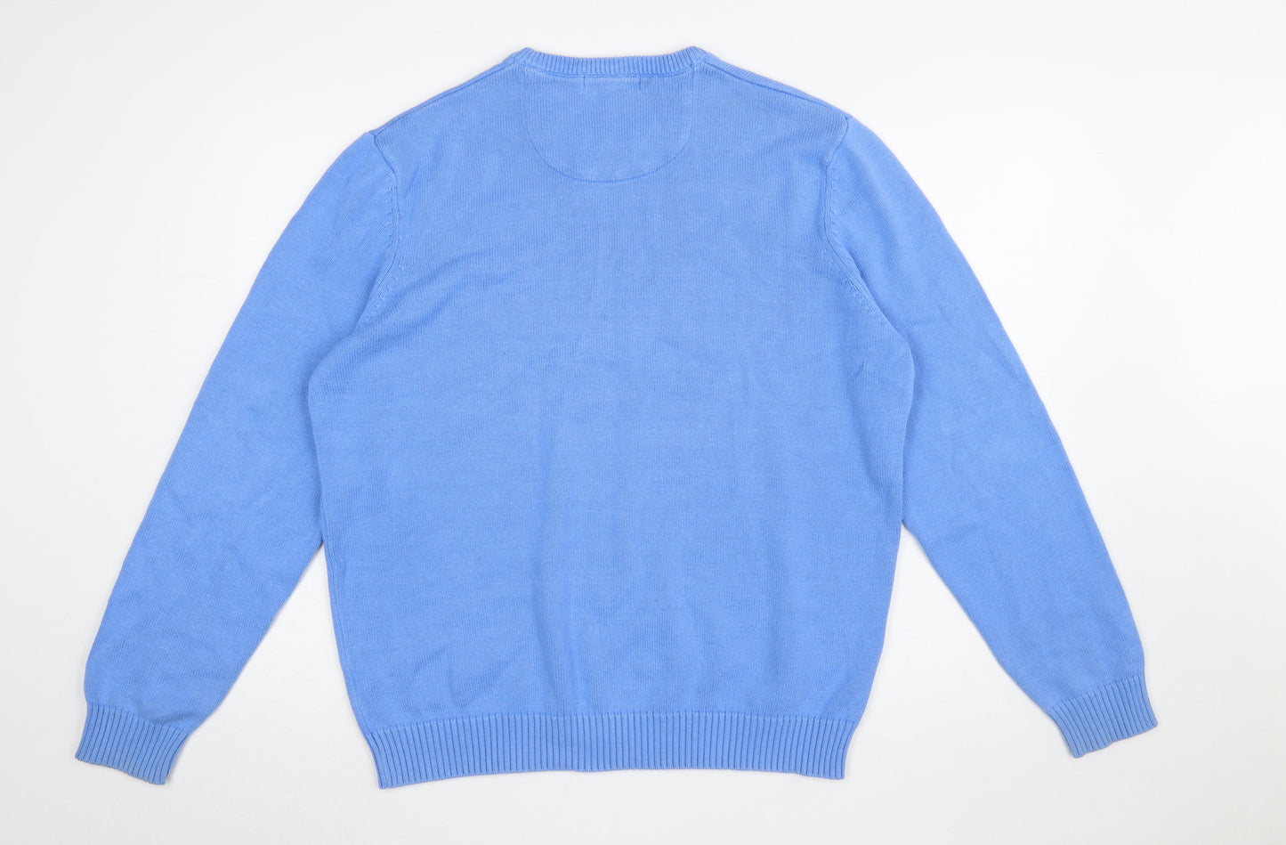 Mens UK Size XL Woolovers Blue Pullover Jumper