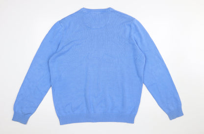 Mens UK Size XL Woolovers Blue Pullover Jumper