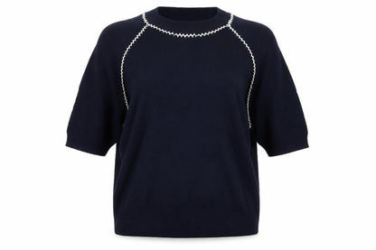 Womens UK Size L Phase Eight Blue Pullover Jumper