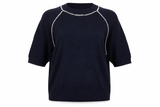 Womens UK Size L Phase Eight Blue Pullover Jumper